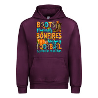 Mauve Wine Boots flannels bonfires leggins American Football Urban Hoodie - RanaPortraitStore