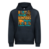 Navy Boots flannels bonfires leggins American Football Urban Hoodie - RanaPortraitStore