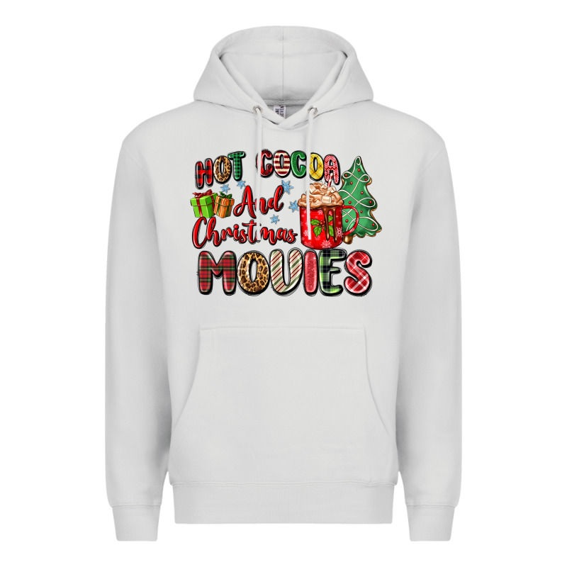 Hot Cocoa And Christmas Movies Premium Hoodie by Zillion Design Studio | Teevron