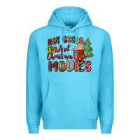 Ocean Blue hot cocoa and christmas movies Premium Hoodie - Zillion Design Studio