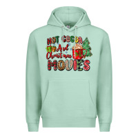 Seafoam hot cocoa and christmas movies Premium Hoodie - Zillion Design Studio