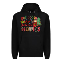 Black hot cocoa and christmas movies Premium Hoodie - Zillion Design Studio