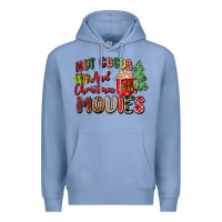 Colony Blue hot cocoa and christmas movies Premium Hoodie - Zillion Design Studio