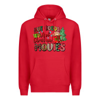 Red hot cocoa and christmas movies Premium Hoodie - Zillion Design Studio