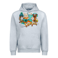 Heather Grey Cozy season Fall Urban Hoodie - RanaPortraitStore