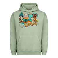 Pigment Oil Green Cozy season Fall Urban Hoodie - RanaPortraitStore