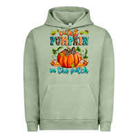 Pigment Oil Green Cutest pumpkin in the patch Urban Hoodie - RanaPortraitStore