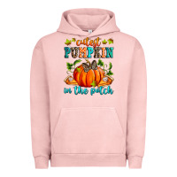 Pigment Salmon Cutest pumpkin in the patch Urban Hoodie - RanaPortraitStore