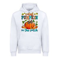 White Cutest pumpkin in the patch Urban Hoodie - RanaPortraitStore