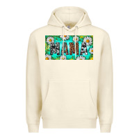 Sandshell Turquoise and Daisy Mama Premium Hoodie - RanaPortraitStore