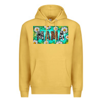 Antique Gold Turquoise and Daisy Mama Premium Hoodie - RanaPortraitStore