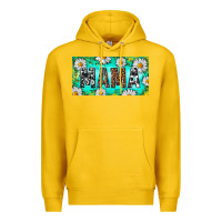 Lemon Turquoise and Daisy Mama Premium Hoodie - RanaPortraitStore