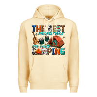 Pina Colada the best memories are made camping Premium Hoodie - texasbilliewilder