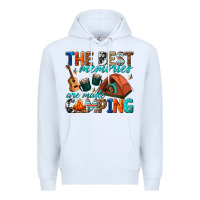White the best memories are made camping Premium Hoodie - texasbilliewilder