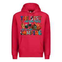 Cardinal the best memories are made camping Premium Hoodie - texasbilliewilder