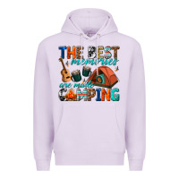 Lilac the best memories are made camping Premium Hoodie - texasbilliewilder