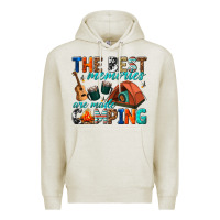 Oatmeal Heather the best memories are made camping Premium Hoodie - texasbilliewilder