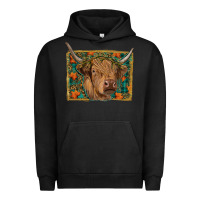 Pigment Black Fall Cow Urban Hoodie - RanaPortraitStore
