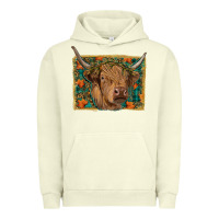 Pigment Pistachio Fall Cow Urban Hoodie - RanaPortraitStore