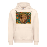 Sandshell Fall Cow Urban Hoodie - RanaPortraitStore