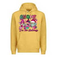 Antique Gold gnome for the holidays Premium Hoodie - Zillion Design Studio