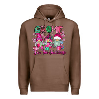 Chestnut gnome for the holidays Premium Hoodie - Zillion Design Studio