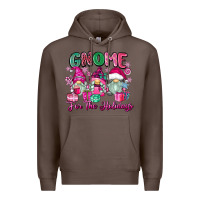 Coffee gnome for the holidays Premium Hoodie - Zillion Design Studio