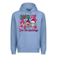 Colony Blue gnome for the holidays Premium Hoodie - Zillion Design Studio