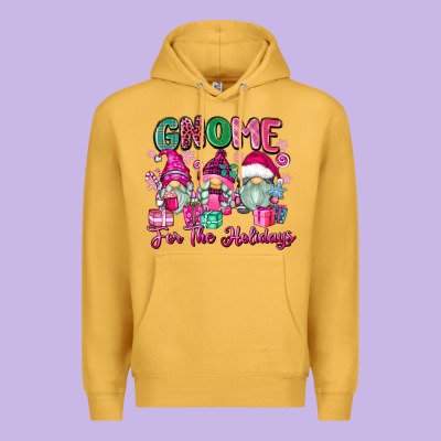 Gnome For The Holidays Premium Hoodie Designed By Zillion Design Studio