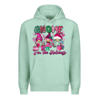 Seafoam gnome for the holidays Premium Hoodie - Zillion Design Studio
