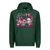 Sports Green gnome for the holidays Premium Hoodie - Zillion Design Studio