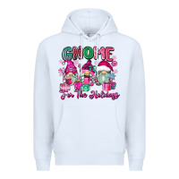White gnome for the holidays Premium Hoodie - Zillion Design Studio