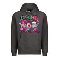Charcoal Heather gnome for the holidays Premium Hoodie - Zillion Design Studio