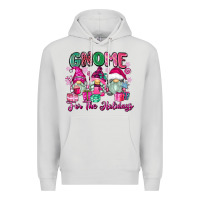 Dove Grey gnome for the holidays Premium Hoodie - Zillion Design Studio