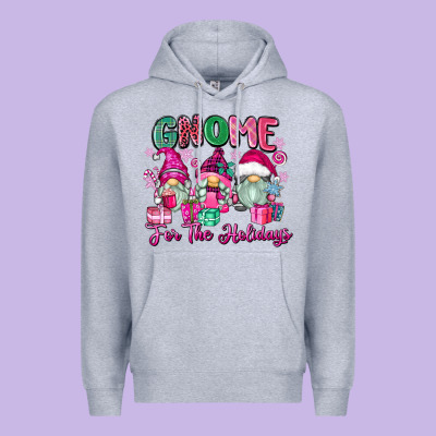 Gnome For The Holidays Premium Hoodie Designed By Zillion Design Studio