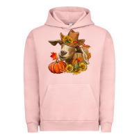 Pigment Salmon Fall Goat Urban Hoodie - RanaPortraitStore