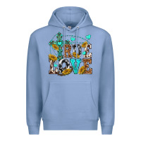 Colony Blue true love Premium Hoodie - texasbilliewilder