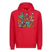 Red true love Premium Hoodie - texasbilliewilder