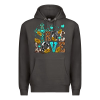 Smoke true love Premium Hoodie - texasbilliewilder