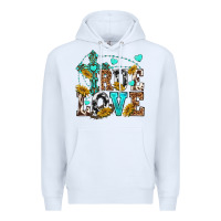 White true love Premium Hoodie - texasbilliewilder