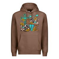 Chestnut true love Premium Hoodie - texasbilliewilder