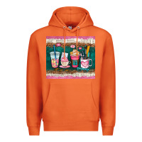 Teacher Coffee Cups Premium Hoodie | Teevron