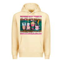 Pina Colada teacher coffee cups Premium Hoodie - AdoDesignShop