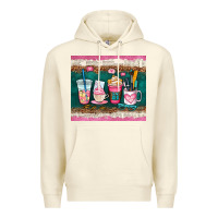 Sandshell teacher coffee cups Premium Hoodie - AdoDesignShop