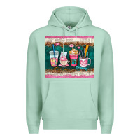 Seafoam teacher coffee cups Premium Hoodie - AdoDesignShop