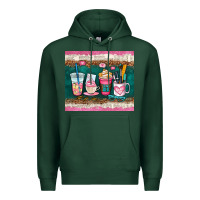 Sports Green teacher coffee cups Premium Hoodie - AdoDesignShop