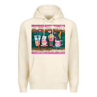 Tofu teacher coffee cups Premium Hoodie - AdoDesignShop