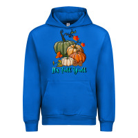 Cobalt Happy Fall Y'all Pumpkins Urban Hoodie - RanaPortraitStore