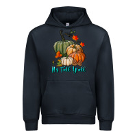 Navy Happy Fall Y'all Pumpkins Urban Hoodie - RanaPortraitStore