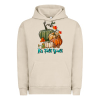 Pigment French Oak Happy Fall Y'all Pumpkins Urban Hoodie - RanaPortraitStore